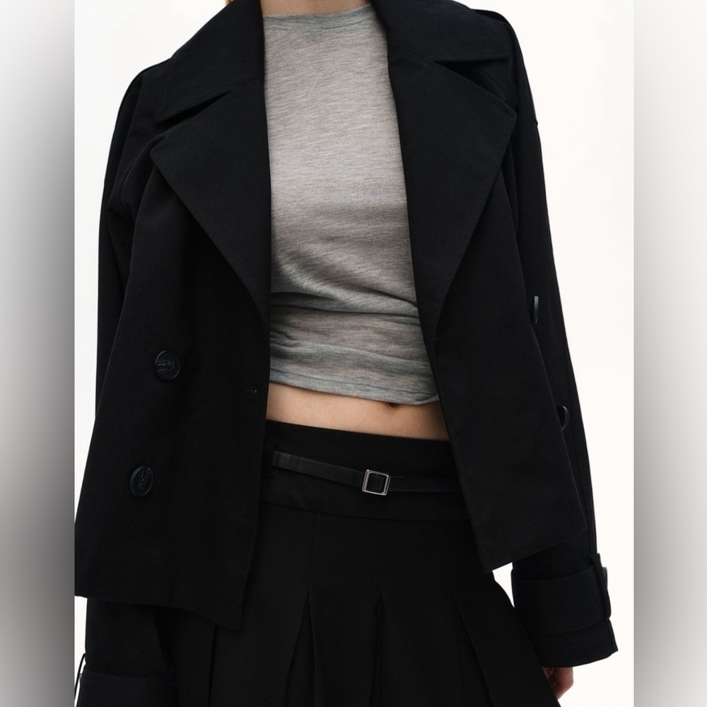 H&M Black Trench Coat